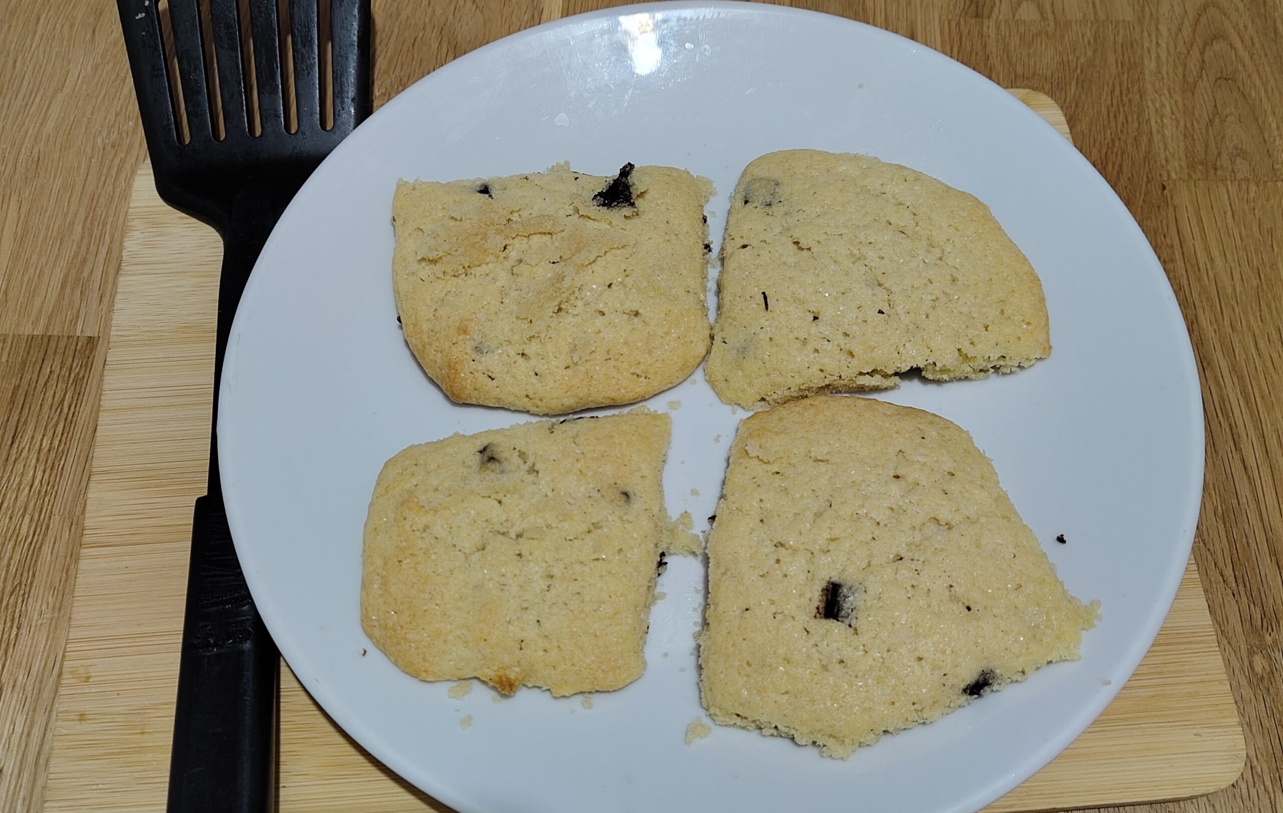 Vegan White Sugar and Dark Chocolate Chip Cookies